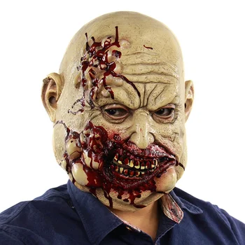 

Halloween Horror Mask Zombie Masks Party Cosplay Bloody Disgusting Rot Face Scary Masque Masquerade Mascara Terror Masker Latex