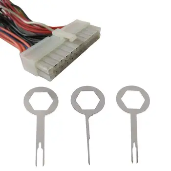 

3xCar Plug Terminal Removal Tool Picker Harness Wiring Crimp Connector Extractor Car wire check remove tool kits