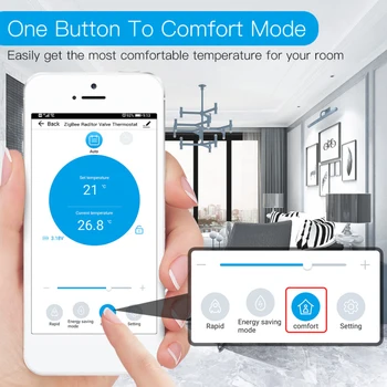 

Tuya ZigBee 3.0 Smart Thermostat Heater TRV Thermostatic Radiator Voice Control Smart Temperature Control System
