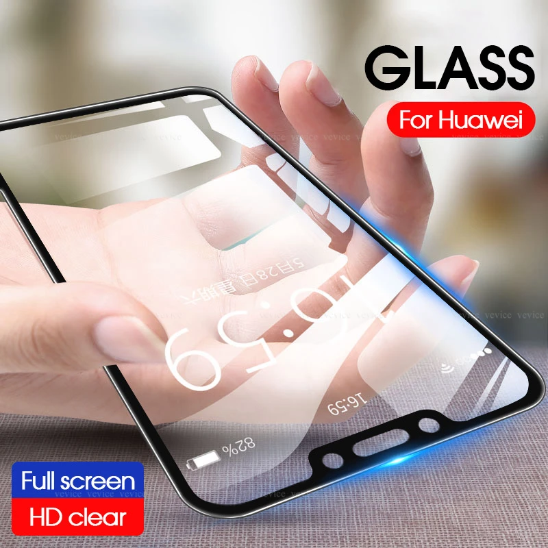 Закаленное стекло 9D для Huawei P30 P20 P10 Mate 20 Lite P Smart Z пленка Nova 3e 4e Plus 2019 защита экрана |