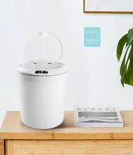 

3/5L Smart Sensor Trash Can Kitchen Bathroom Trash Desktop Car Automatic Induction Storage Box Household Cleaning Appliances