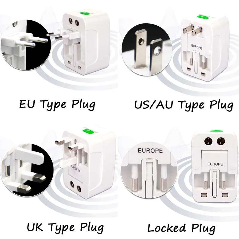 Multifunction Travel Plug Adapter All In One Converter Charger Worldwide  Universal US UK AU EU Electrical