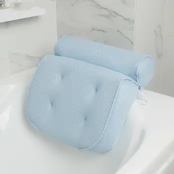 

High Quality Bath Tub Luxury Bath Spa Pillow Cushion Neck Back Support Foam Comfort Bathtub 6 Suction Cup Spongy Relaxing hot