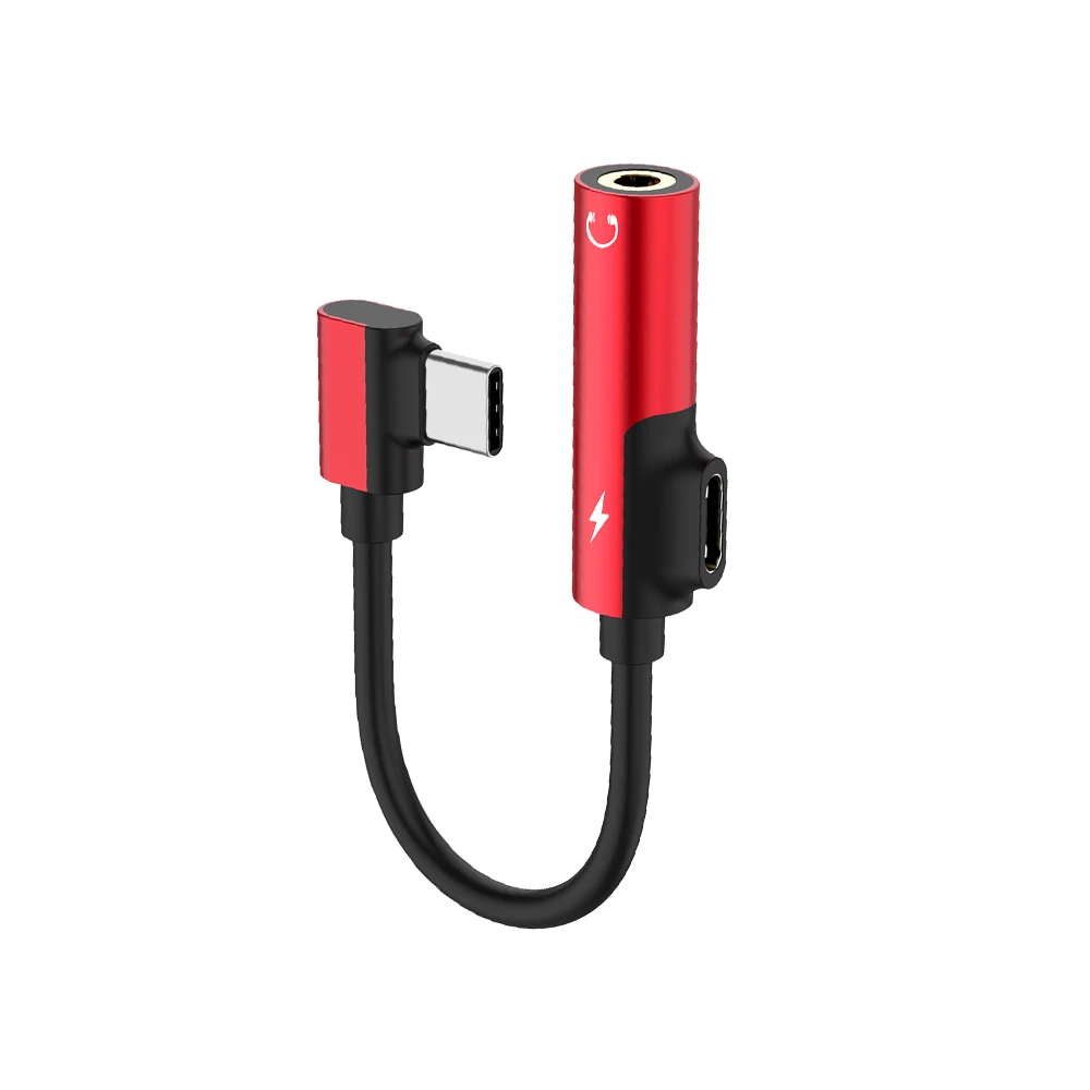 Аудиоразветвитель Type-C Aux 3 5 USB Type C-3 мм разъем для наушников адаптер зарядное