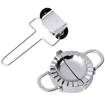 

DIY stainless steel Dumpling Mold Dumpling Wrapper Cutter Making Machine Cooking Pastry Tool Kitchen Tools Dumpling Maker Device