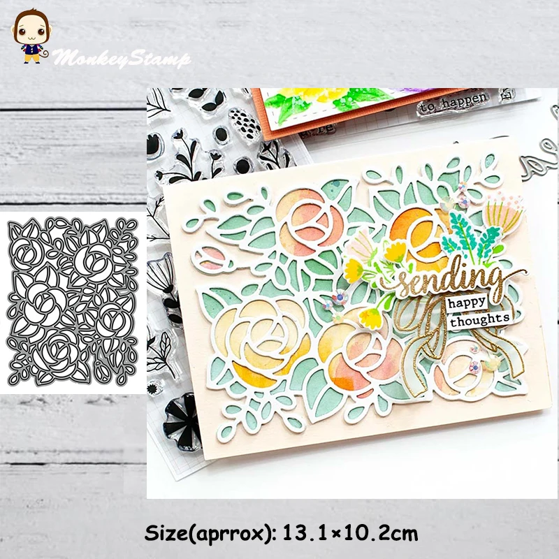 Фон с изображением обезьяны и цветов трафареты для резки металла сделай сам