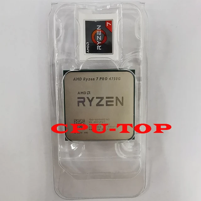 AMD Ryzen 7 PRO 4750G 3.6 GHz Huit Cœurs de Seize Fils 65W