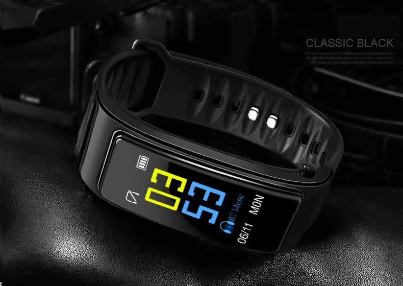 Bluetooth Y3 цветной экран гарнитура Talk умный Браслет пульсометр спортивные часы Шагомер фитнес-трекер Браслет