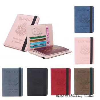 

RFID Blocking Leather BiFold Wallets For Men With ID Window Credit Card Holders