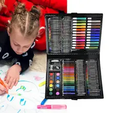 168 шт нетоксичные чистые водные цветные Кисти Набор для рисования акварельные карандаши Набор для творчества кисти для рисования акварельные кисти ручка