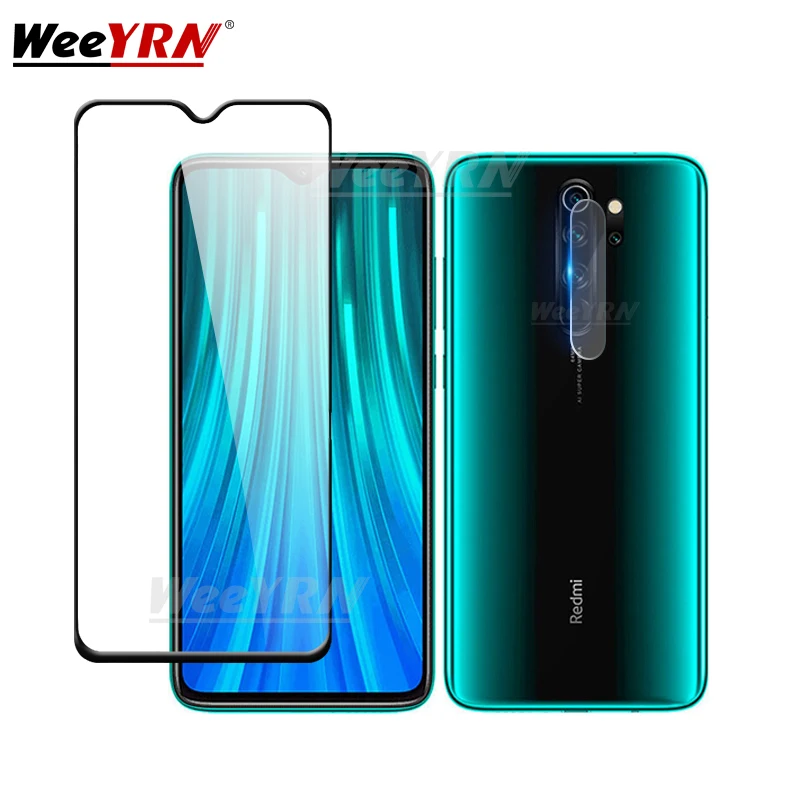 

2 in 1 Camera Glass Screen Protector For Xiaomi Redmi note 8 7 5 6 Pro Tempered Glass For Redmi 7A 6A 7 K20 Pro Protective Glass