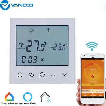 

Vancoo WiFi Room Thermostat 220V Electric Floor heating controller LCD Screen Digital thermostat Temperature controller
