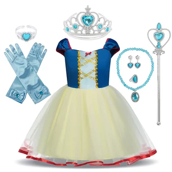 

Infant Baby Girls snow White Princess Costume Halloween Cosplay Clothes Toddler Party Role-play Kids Fancy Dresses For Girls