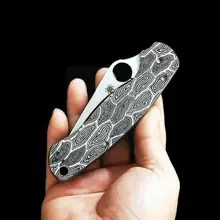 

Handle Patch For C81 Para 3 Paramilitary 3 1pair G10 Damascus Composite Handle Patch Spider Knife Patch Material Diy Access W1m6