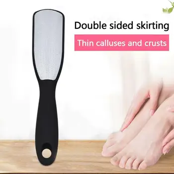 

Large Foot Rasp Callous Remover Pedicure Foot File Hard Skin Remove Stainless Steel Foot Grinding Tool Black