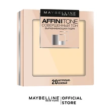 Maybelline New York Пудра компактная для лица "Affinitone", выравнивающая и матирующая, оттенок 20, натурально-бежевый, 9 г