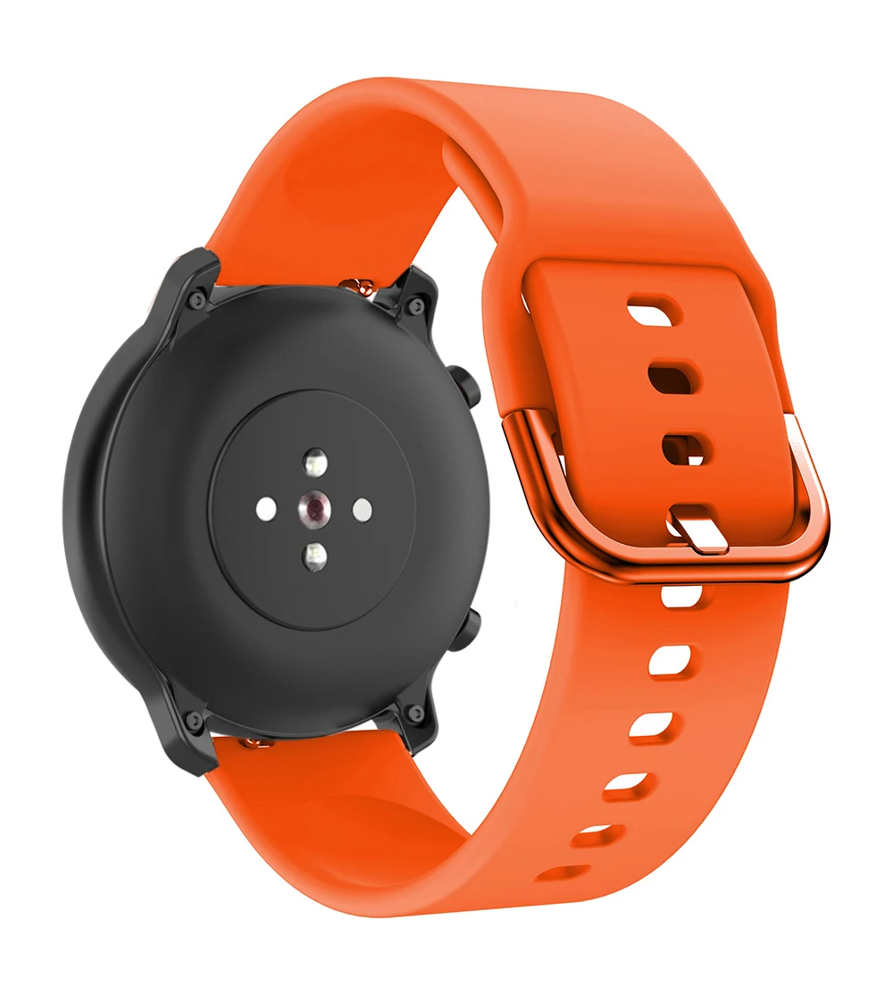 UEBN 20 мм 22 мм силиконовый ремешок для Xiaomi Amazfit Bip/Younth Sport сменный ремешок для Xiaomi Huami Amazfit GTR 42 мм 47 мм ремешок