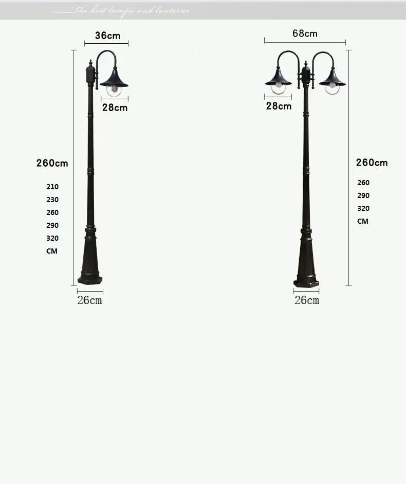 Ламба Tuinlamp квадратный открытый Lampioni Da Esterno фарола фонари для улицы Стиль Off Lampione Plaza СВЕТОДИОДНЫЙ Уличный фонарь на Солнечной Дороги светильник