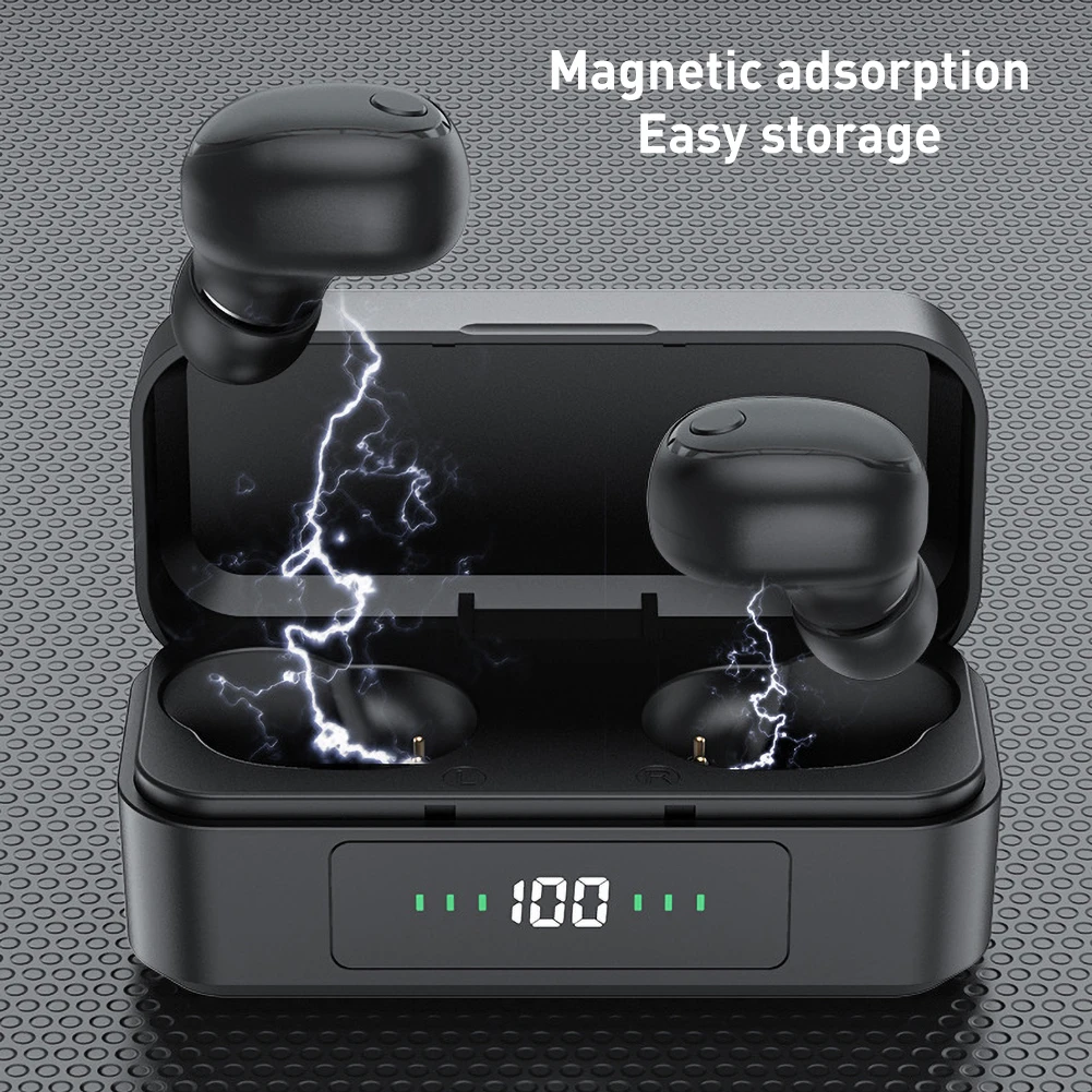 Bluetooth 5 0 Earphone Sports Waterproof 9D Stereo Z9 TWS Wireless Stereo Music Touch Digital Display Earphone for Phones