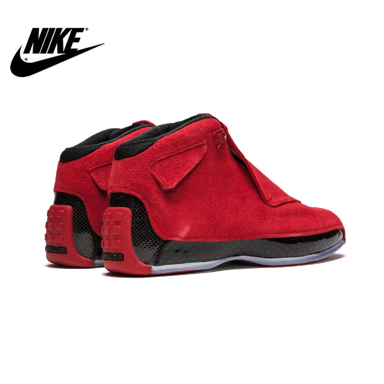 AIR JORDAN 18 RETRO TORO SUEDE GYM RED AA2494 601 BASKETBALL SHOES