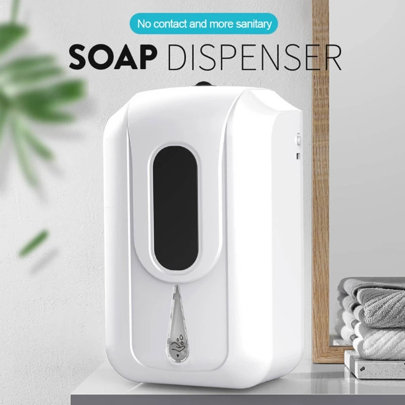 

17oz/2200ml Automatic Soap Dispenser Touchless Wall Mounted Battery Operated