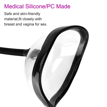 Manual Vacuum Vagina Pussy Pump Clitoris Stimulator Breast Massage Nipple Sucker Bullet Vibrator Sex Toys For Women 3