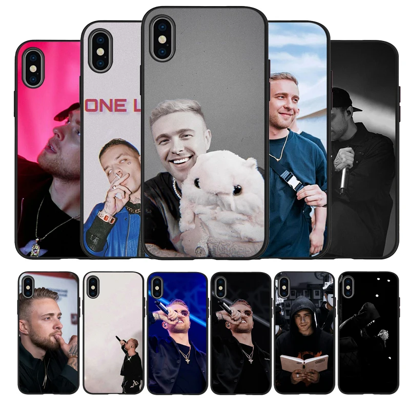 Egor Kreed Черный силиконовый чехол для мобильного телефона iPhone 12 XR XS Макс 5 5S SE 2020 6 6S