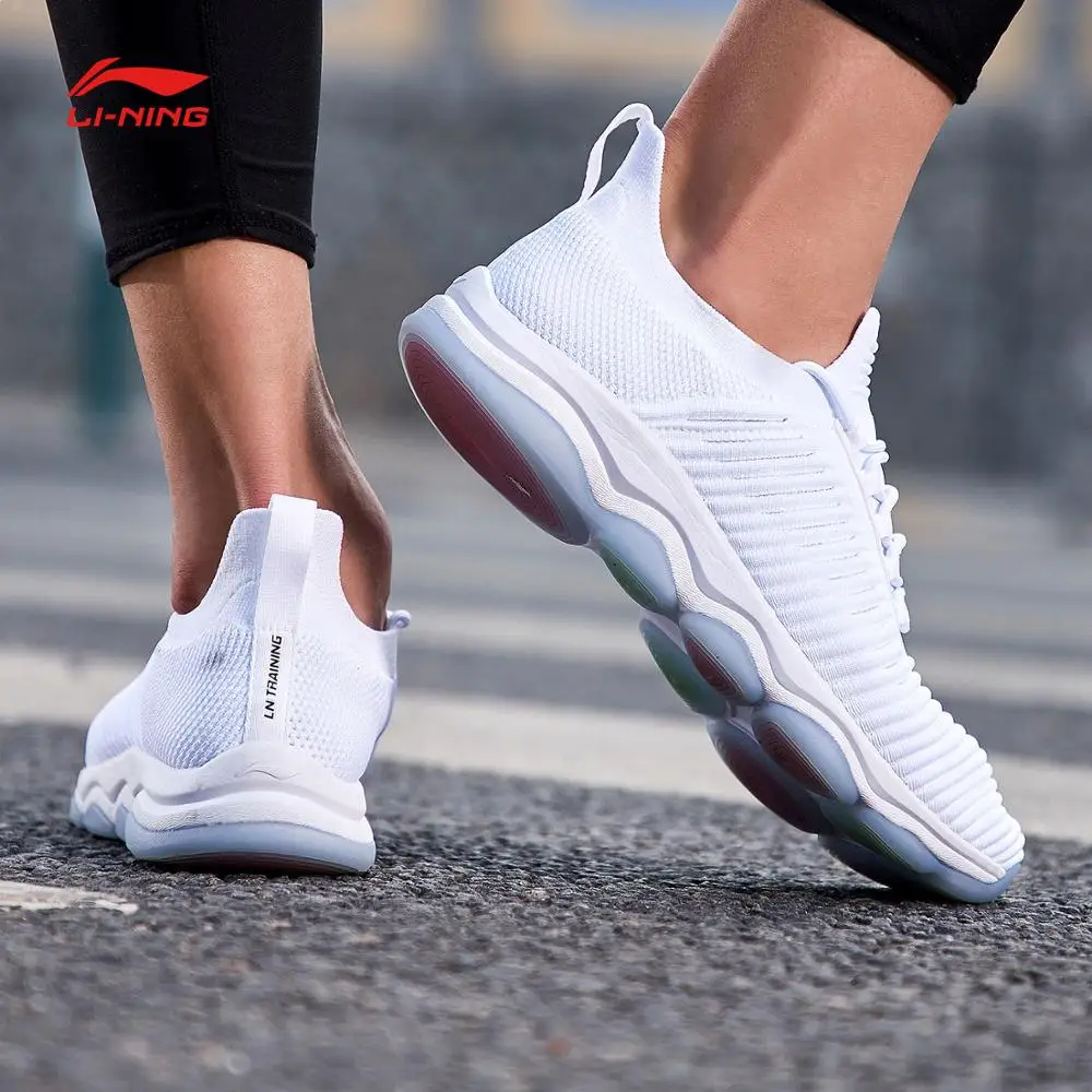 Мужская тренировочная обувь Li Ning дышащая спортивная с подкладкой из мононити
