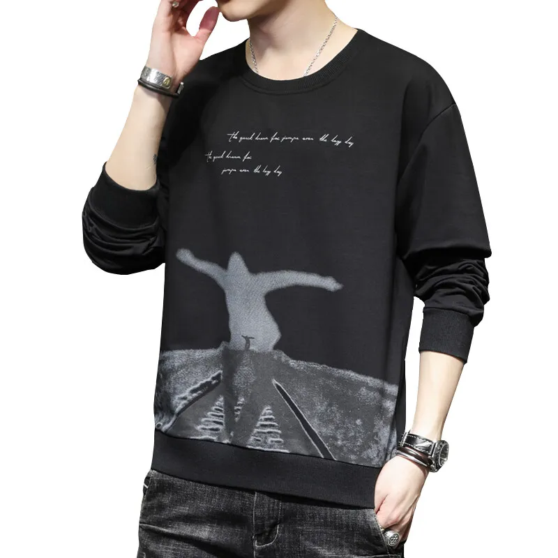 Graphic Hoodies for Men Casual Coat Fashion Brand Ins Loose Sweatshirts