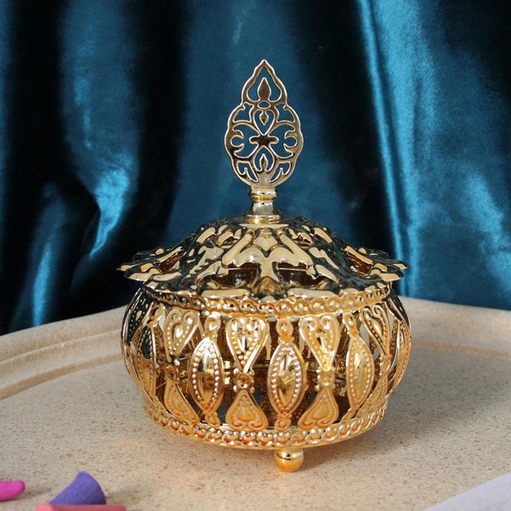 Large Incense Burners Censer Buddhism Home Tea House Yoga Studio Hotel Decor 24.5x14.5cm