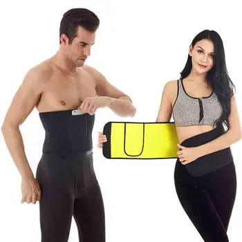 

Men&Women Sport Thin Waist Belt Couples Body Shaper Belt Self-Adjustmen Waist Trainer Cincher Shapewear Sport BeltFor Women&Men