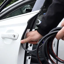Автомобильный Стайлинг B Тип шумоизоляция автомобиля двери уплотнительные полосы наклейки против пыли звукоизоляционные уплотнения внутренние автомобильные аксессуары
