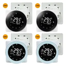WiFi контроллер температуры Интеллектуальный термостат для Alexa/Google Home цифровой ЖК-экран контроллер температуры