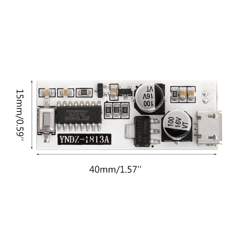 USB мини музыкальный спектральный светильник 2x13 светодиодный голосовой контроль чувствительность Регулировка Y98E