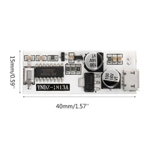 USB мини музыкальный спектральный светильник 2x13 светодиодный голосовой контроль чувствительность Регулировка Y98E