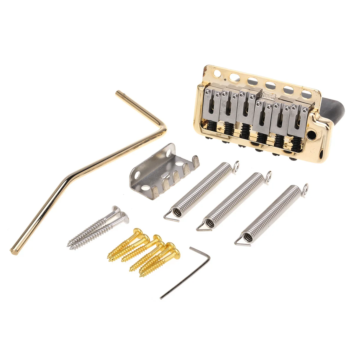 Wvp6-Sb Di Tremolo Della Chitarra Delle Selle D'Acciaio Del Foro 5 + 1 Di 54Mm Di Wilfreddy Con Il Blocchetto D'Acciaio Per Strat Dell'Importazione E 