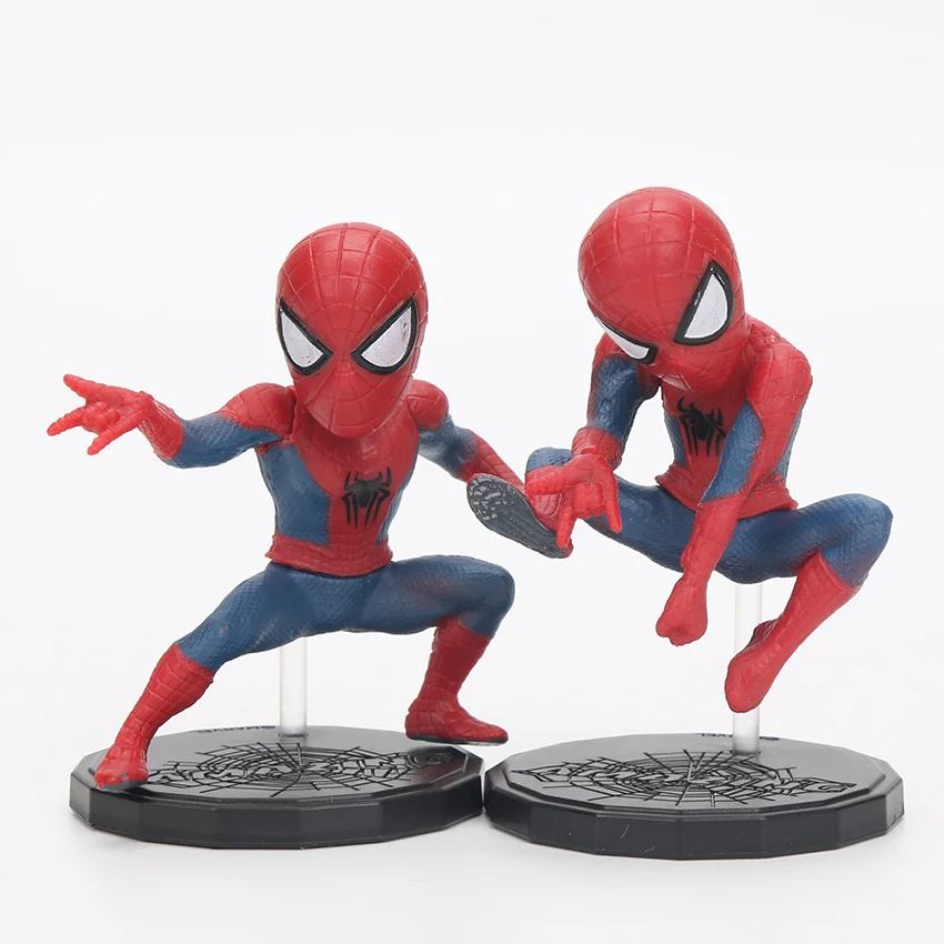 Игрушки Marvel Мстители Человек паук электроящерица ПВХ украшение для торта