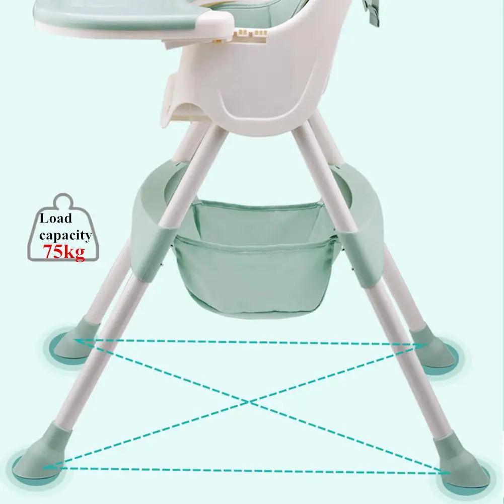  Kidlove Infant Multi-function Baby Dining Chair Foldable Portable Baby Chair Seat with Storage Bag