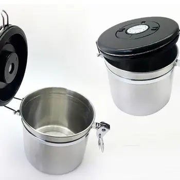

Coffee Gator Stainless Steel Container - Fresher Beans and Grounds for Longer