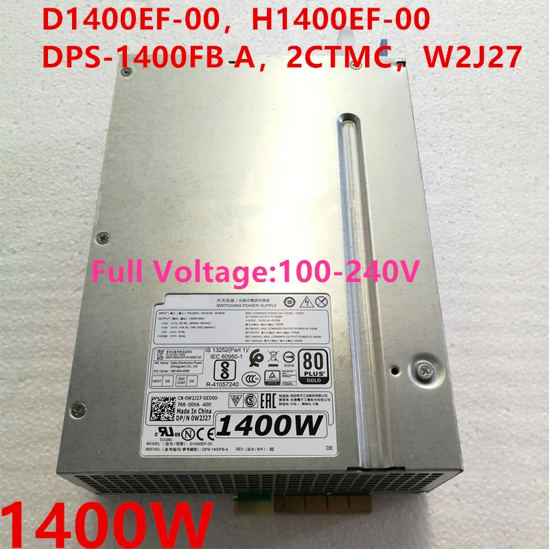 Alimentation Dell Workstation 1400W (D1400EF) – Modèle D'occasion Fonctionnel