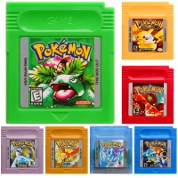 16-битная картридж Pokeon для видеоигр, картридж для Nintendo GBC, Классическая игра, коллекция красочных версий, английский язык