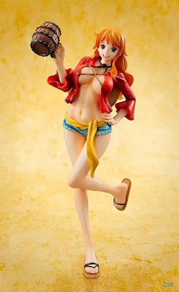 Одна штука аниме фигурка игрушки поп Nami ПВХ сексуальная девушка купальник Корона