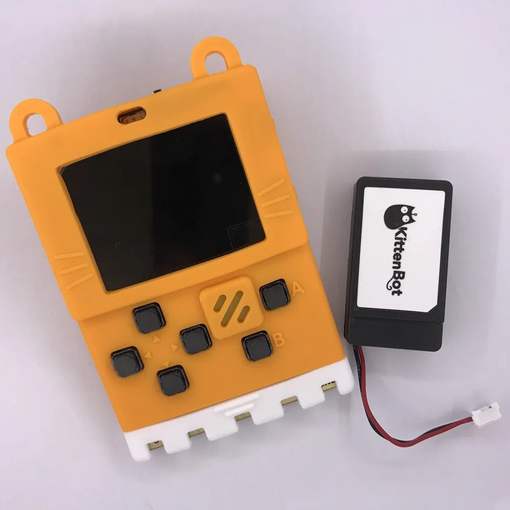 Kittenbot Meowbit содержит аккумулятор и USB кабель поддержка Makecode Arcade Python