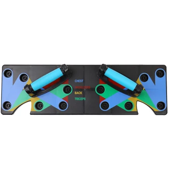 

Multifunction Push-up Stands Body Building Training Push Up Rack Board 9 System Comprehensive Fitness Exercise Workout