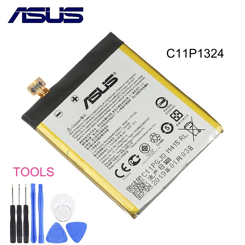 Оригинальный аккумулятор ASUS C11P1324 для ZenFone 5 A500G Z5 T00J ZENFONE5 A500CG A500KL A501CG 2050