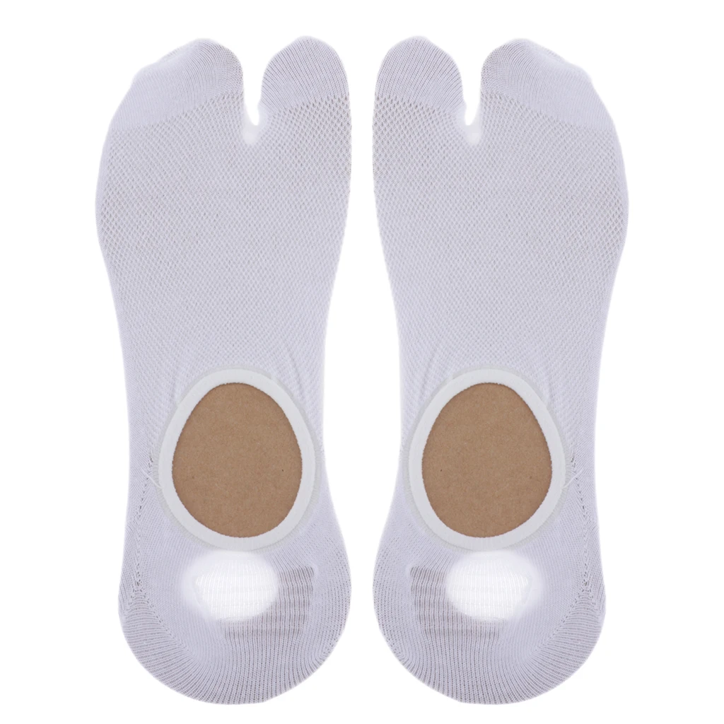 1 Pair Finger Socks Women Sports Socks 2 Fingers Low Cut Cotton Socks Flop Slip