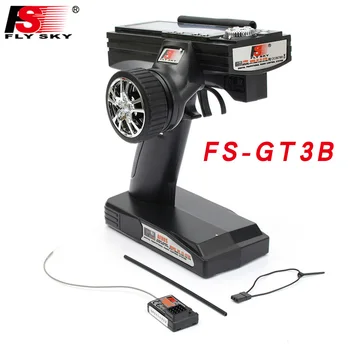 

FLYSKY FS-GT3B System Transmitter 2.4G 3CH LED Screen Gun Transmitter GR3C Receiver Fail-Safe For RC Car Boat with LED Screen