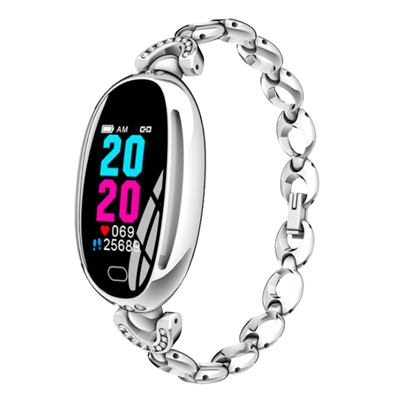 

Stylish Smart Watch, Female Smart Bracelet Heart Rate Blood Pressure Sleep Monitor, Fitness Tracker for Girl Ladies Women