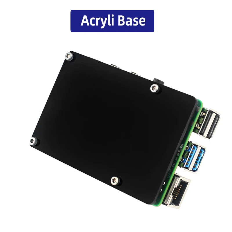 Raspberry pi Case de Metal Dissipador Calor Cobre Puro Escudo Refrigeração Passiva mm Gabinete Cobre para Raspberry pi Modelo b 4b - Imagem 5