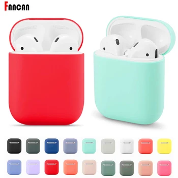 

Silicone Cover for Airpods 2/1 case earphone Accessories soft Cute Airpods2 bumper Protector Air pods Apple Airpods 2 Case